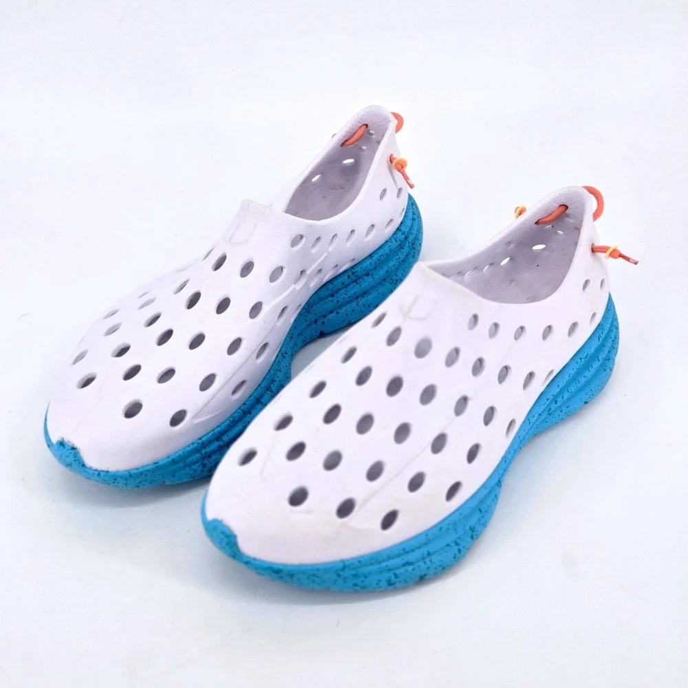 Kane Revive Active Recovery Clog Shoes White Blue Speckle Mens Size 13 Gorpcore